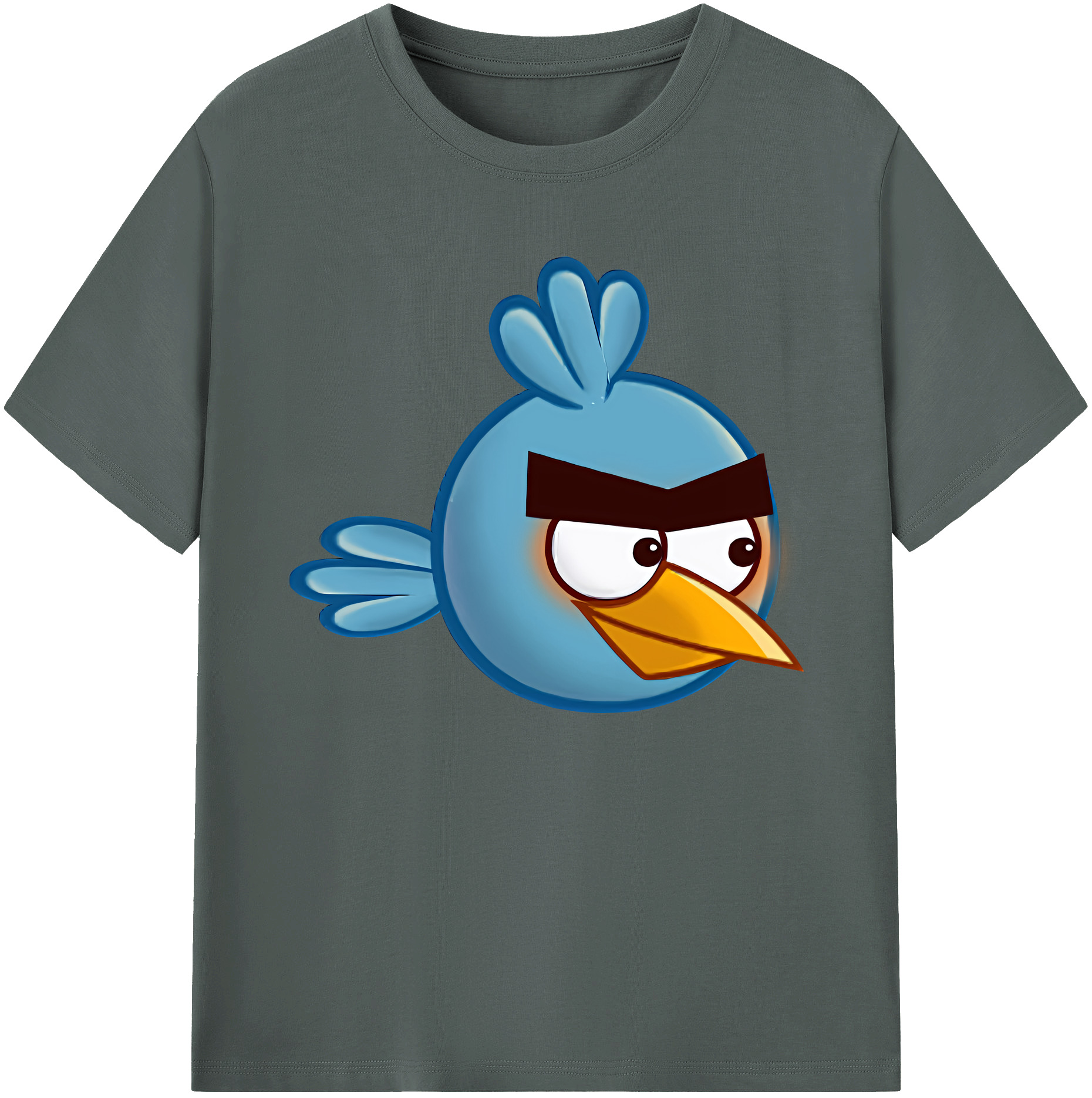 （画像用） Angry Birds アングリーバード 綿100％ メンズ半袖Tシャツ｜肌触りやわらか＆通気性